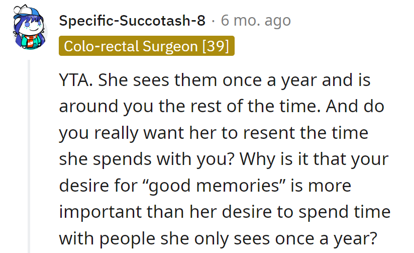 Is the quest for 'good memories' overshadowing her rare reunions?