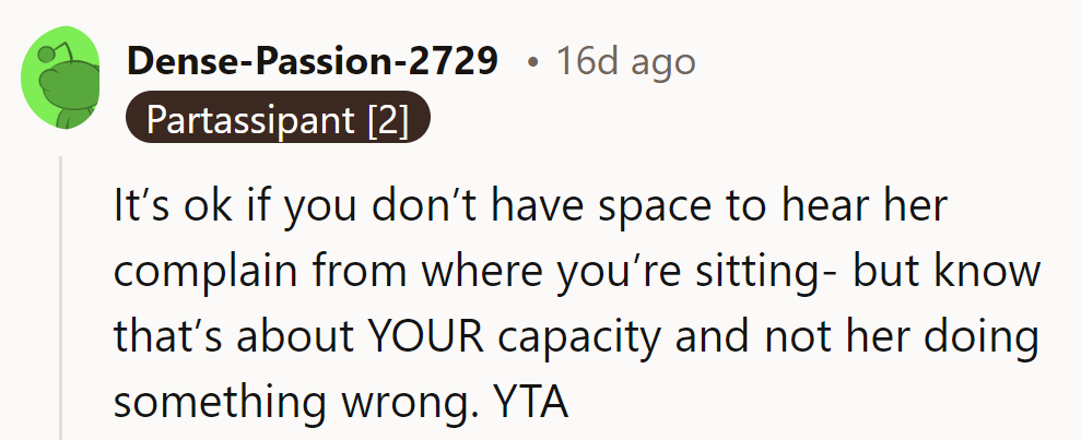 Sometimes the complaint box gets full.