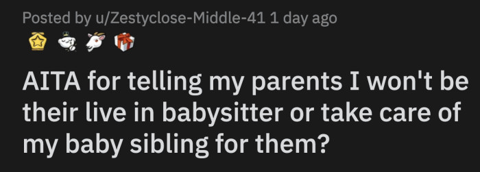 Then OP heard them mention her name and she wasn't having any of it