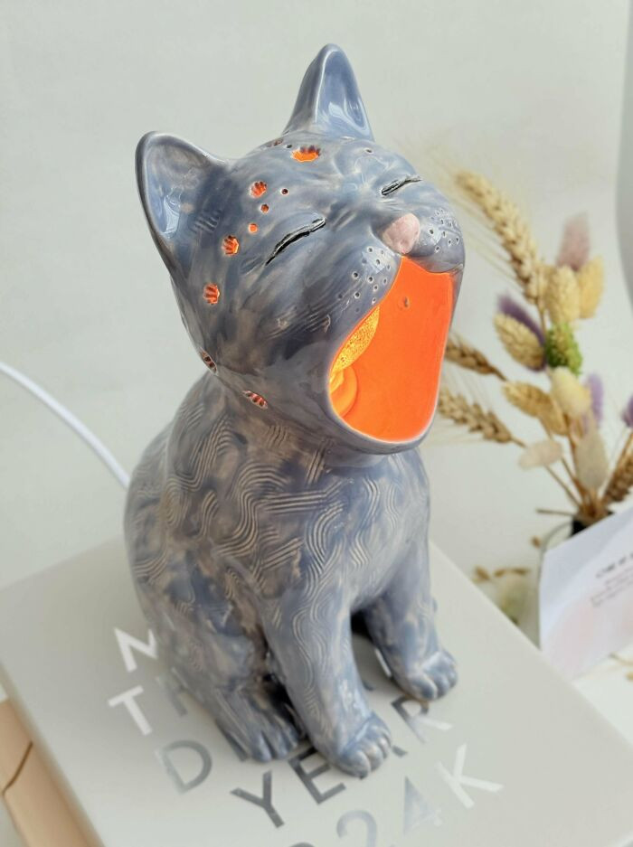 "Making These Yawning Sleepy Cats. If You Have Trouble Falling Asleep, Just Look At Them And Yawn Back"