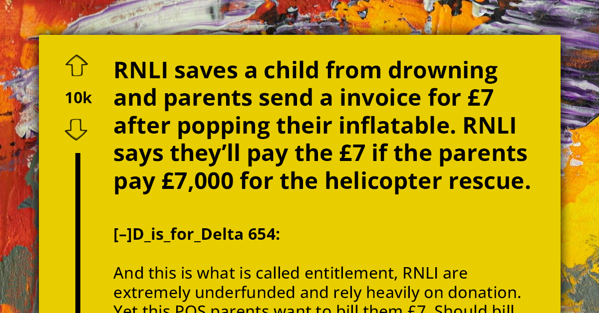 Entitled Parents Want Rescuers To Pay £7 ($9) For Inflatable They Destroyed While Rescuing Their Child