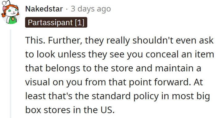 Another Redditor agreed