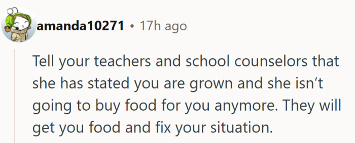 Looks like “grown” might come with a side of cafeteria rescue and a stack of school forms.