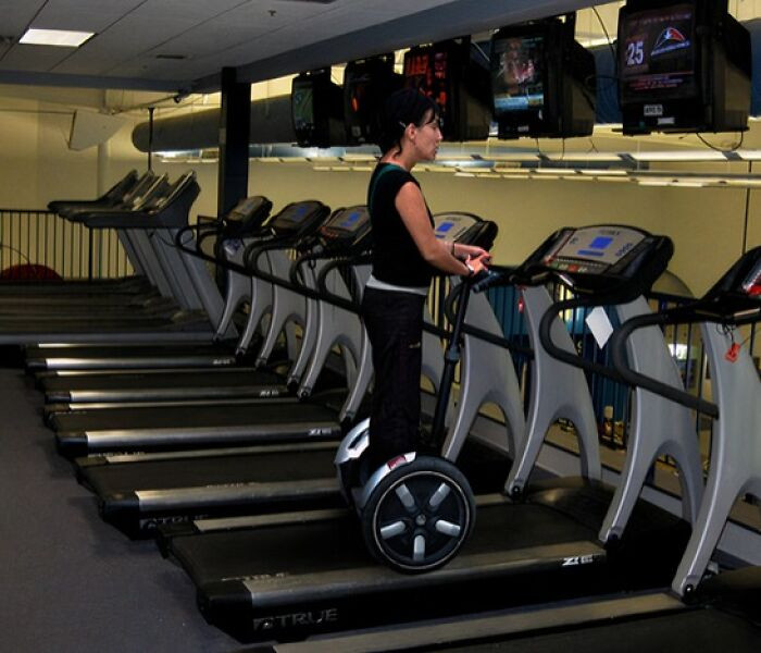 "The Purpose Of A Treadmill Is Quite Simple, But This Lady Purchased A Segway Just So She Could Cut Down On Unnecessary Walking. She's A Genius"