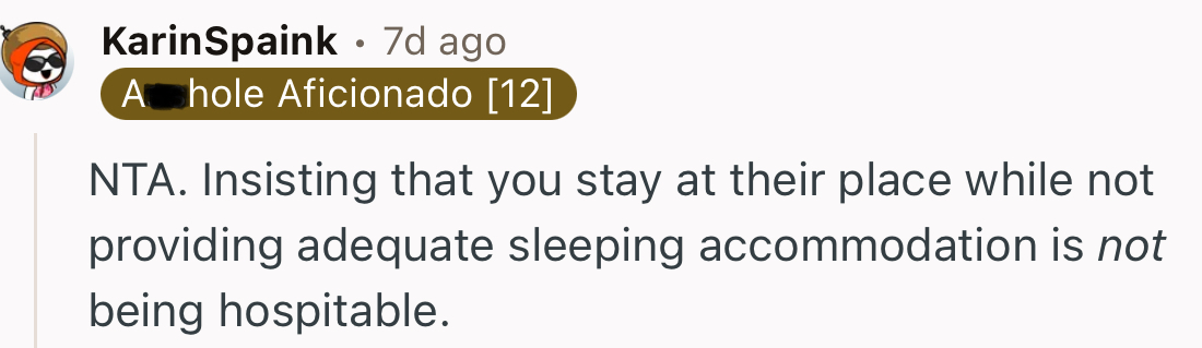 If You Insist on Hosting People, You Need to Be Sure You Can Actually Host Them
