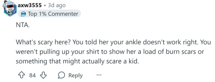 There's nothing scary here.