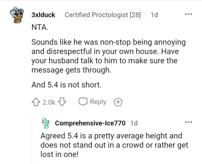 Have your husband talk to him