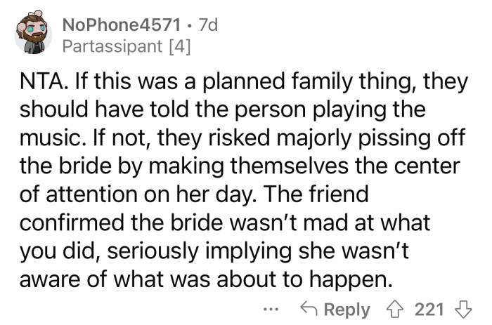 They tried to steal the spotlight from the wedding.