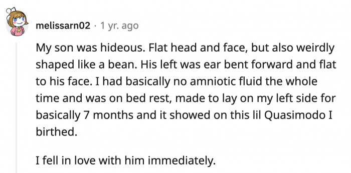 11. This mom had a baby that was born ready to ring that bell.