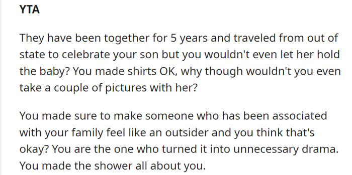 A Redditor listed reasons why they thought the OP was wrong