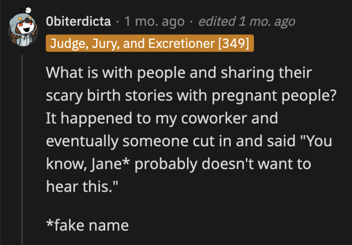 It accomplished the opposite. It freaked OP out instead.