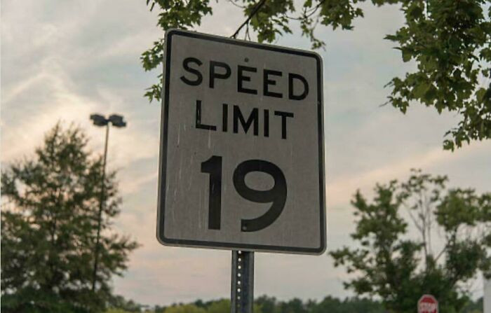 "Lowest Speed Limit I've Ever Seen"