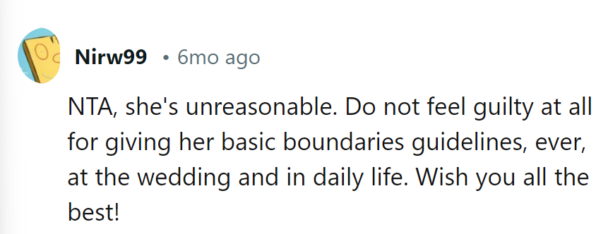 Boundaries: wedding must-haves, life essentials. Here's to guilt-free living and all the best!