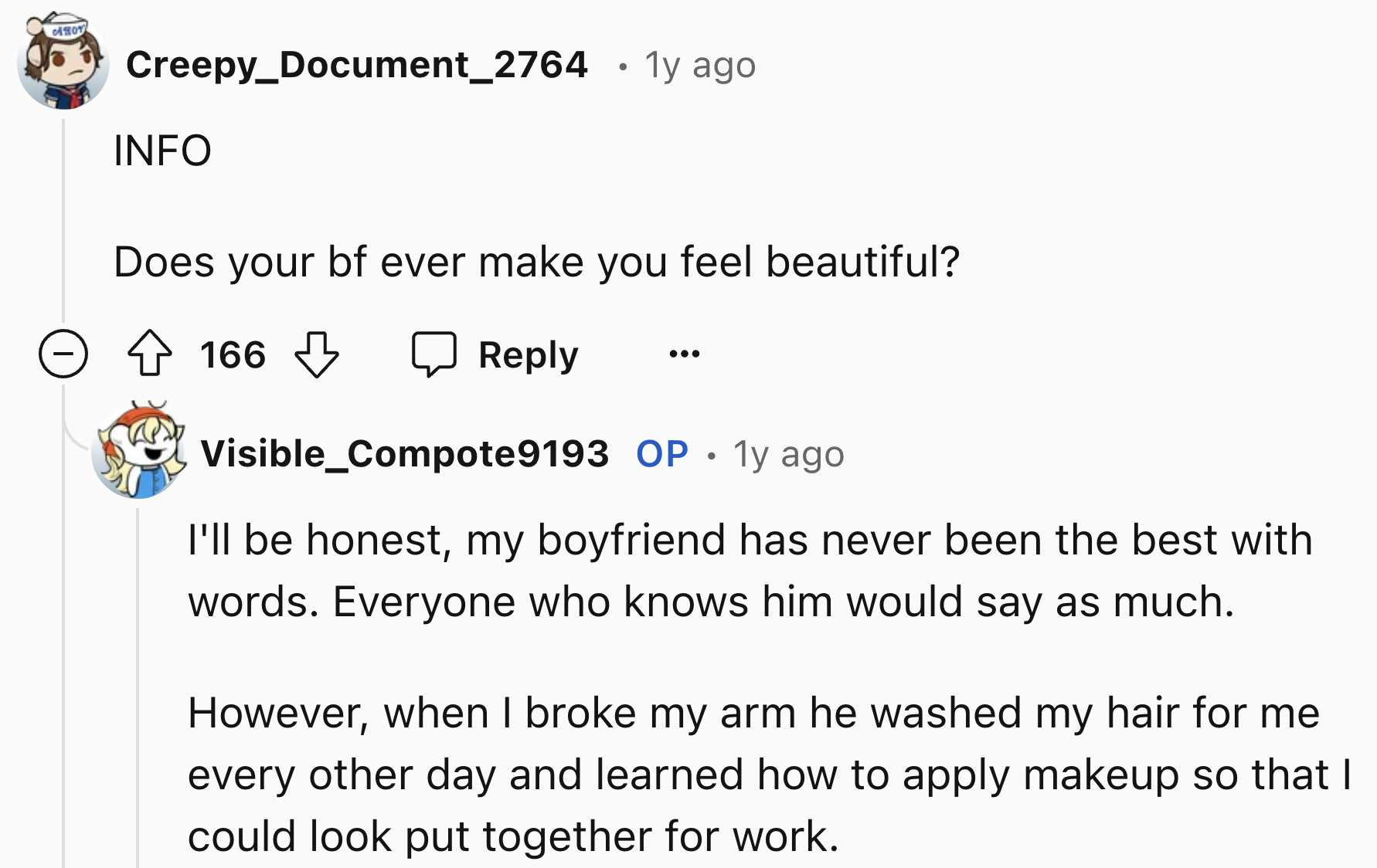 The Boyfriend Is Not The Best With Words