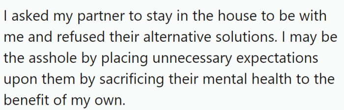 OP has offered the following explanation for why they think they might be the a-hole: