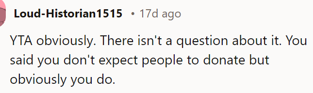 Obviously, the OP expects people to donate to their honeymoon