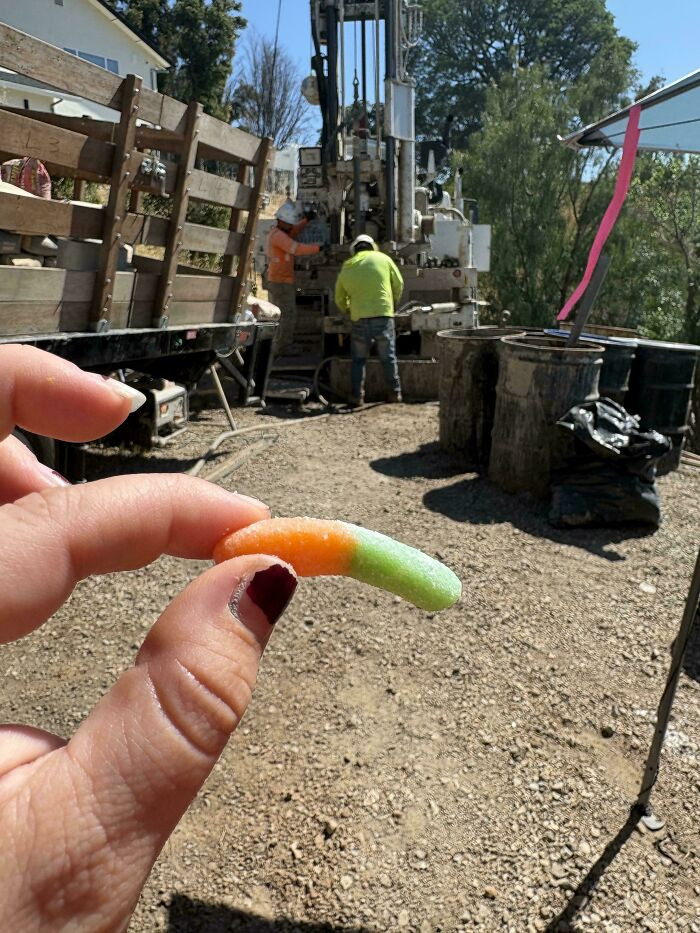 "I Was Eating Sour Gummy Worms On The Job!"