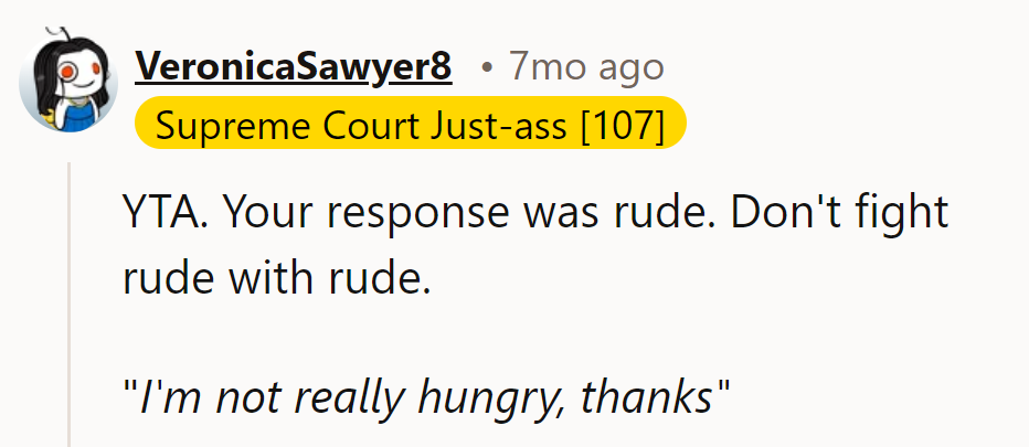 Looks like they served sass with the salad tonight. Bon appétit!