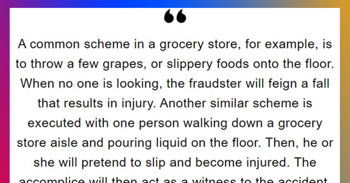 Walmart Employees Speak Out About The Slip-And-Fall Scam In Stores