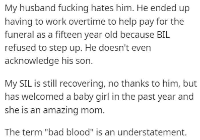 Bad blood is an understatement