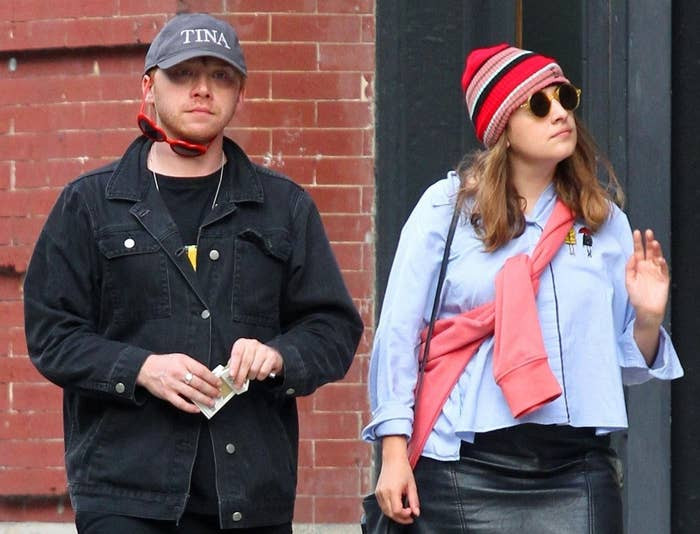 1. Georgia Groome and Rupert Grint