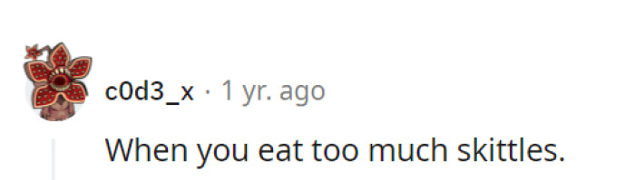 Skittles are a gem, though!