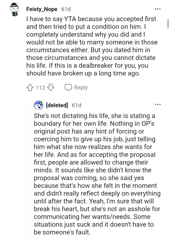 A deal breaker for the OP