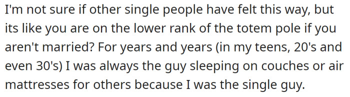 The OP explained how he was feeling: