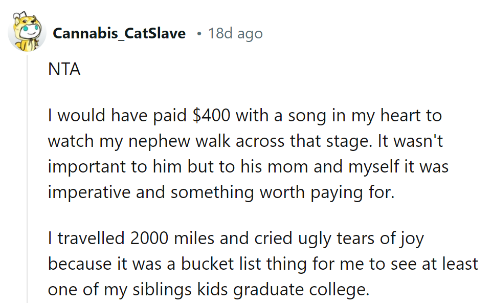 Would've paid $400 to watch my nephew, but it wasn't his jam. Traveled 2000 miles, ugly cried—a bucket list moment!