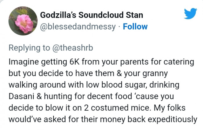 2. This commenter's parents would have asked for a refund