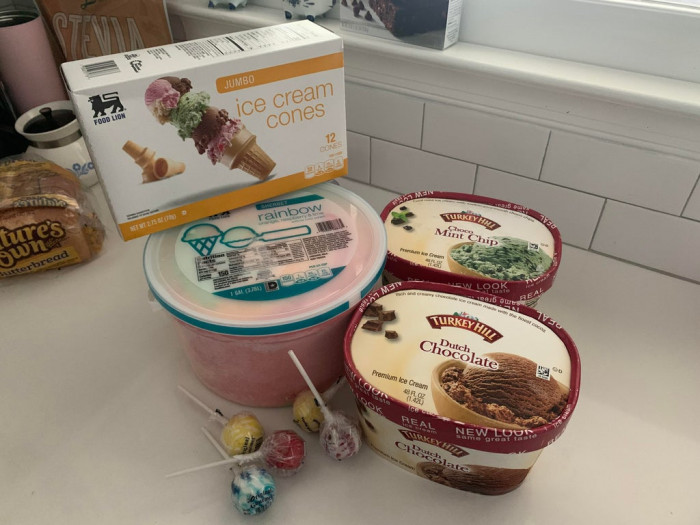 30. My 39-week pregnant wife went to the store to “get stuff for dinner.” This is what she came home with.