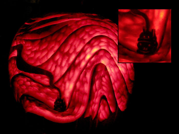 30. This Howl's Moving Castle carving is breathtaking