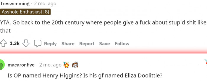 These comments received a lot of love, and for a really good reason, considering he really shouldn't be complaining about something like this.