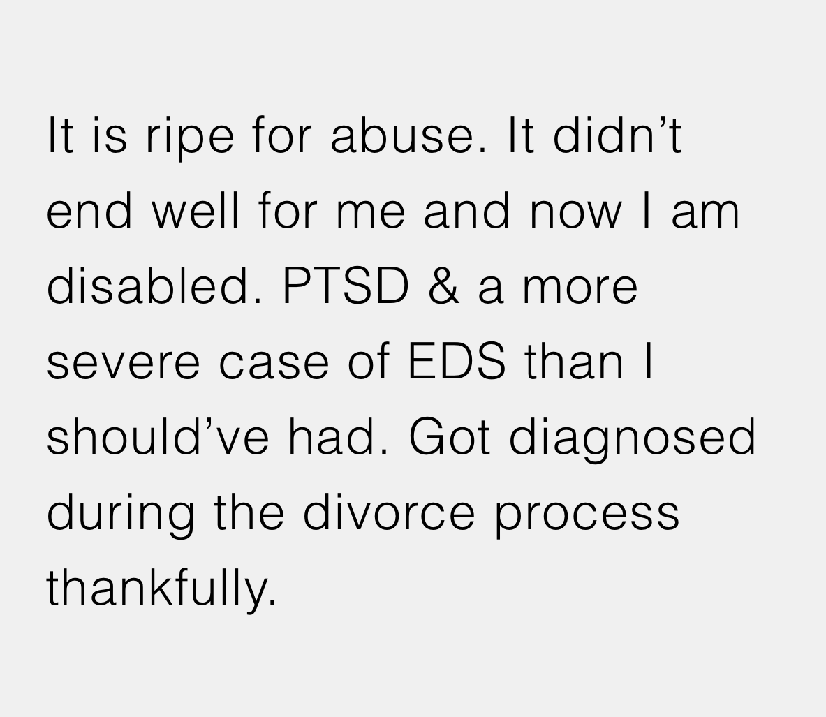 19. Abuse and a failed marriage—thankfully, the diagnosis came with a side of freedom.