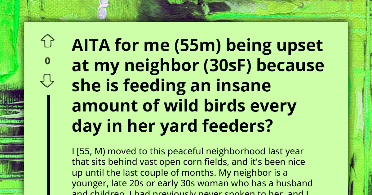 Man Clashes with Neighbor Over Her Daily Feeding of Hundreds of Birds, Causing Neighborhood Chaos