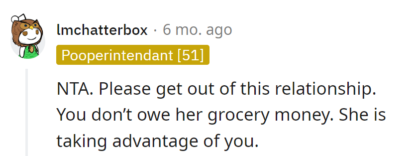 Relationship status: It's not love, it's a grocery grab. Time to check out.