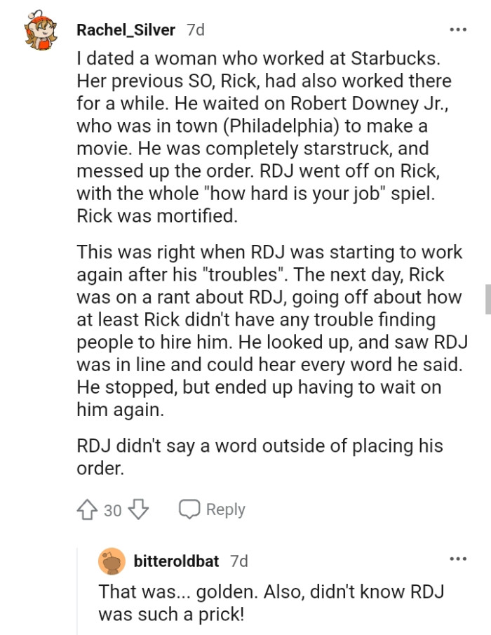 From a Redditor who dated a woman that works at Starbucks