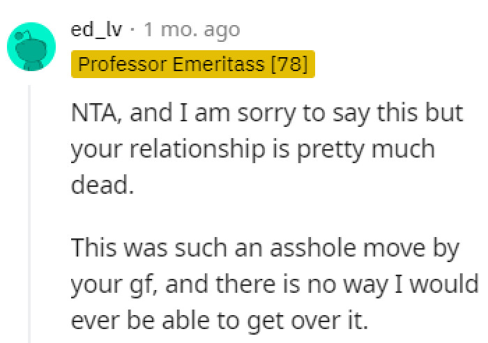 Hard to get over this