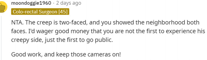 15. Good work and keep the cameras on for your safety