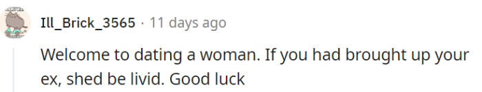 If she takes the exes out of the box, then it's a 