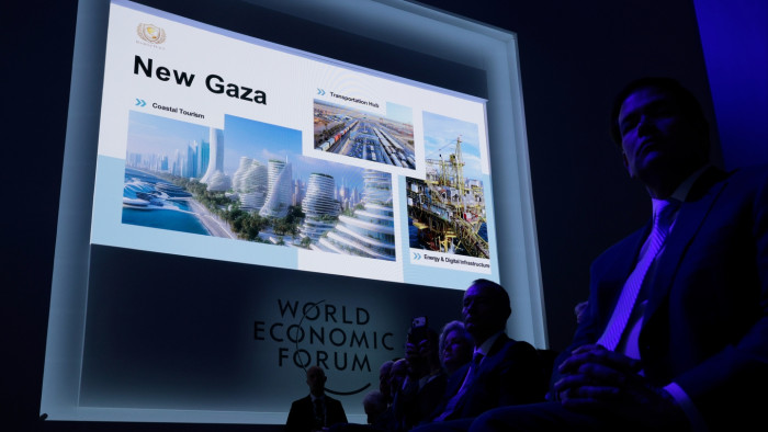 Officials discuss security force and redevelopment strategy for Gaza’s future governance.