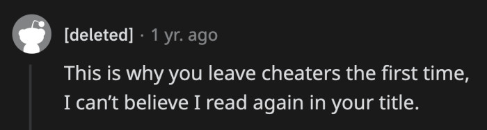 At least OP now has a witness account of his wife's infidelity.