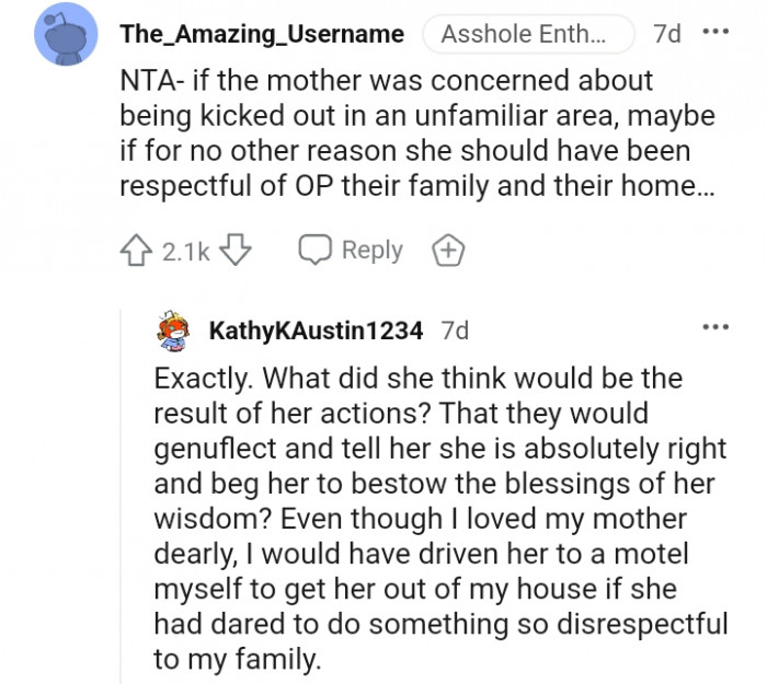 4. What I would do if my mom was disrespectful