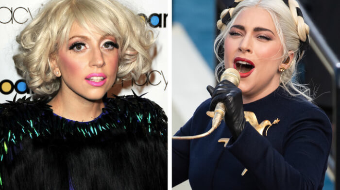 6. Lady Gaga (2009 And Now)