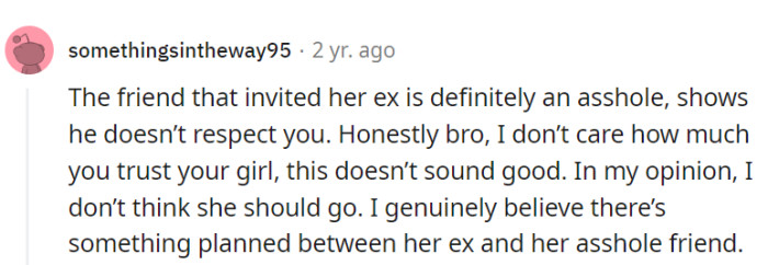 The ex-inviter's disrespect is MVP-worthy.