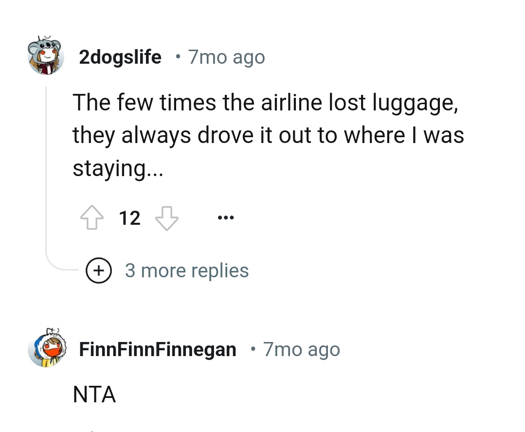 For this Redditor, it's NTA