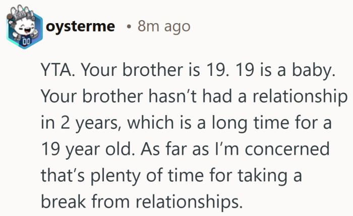 That perspective leans toward giving him room to grow, even if the pattern is still there.