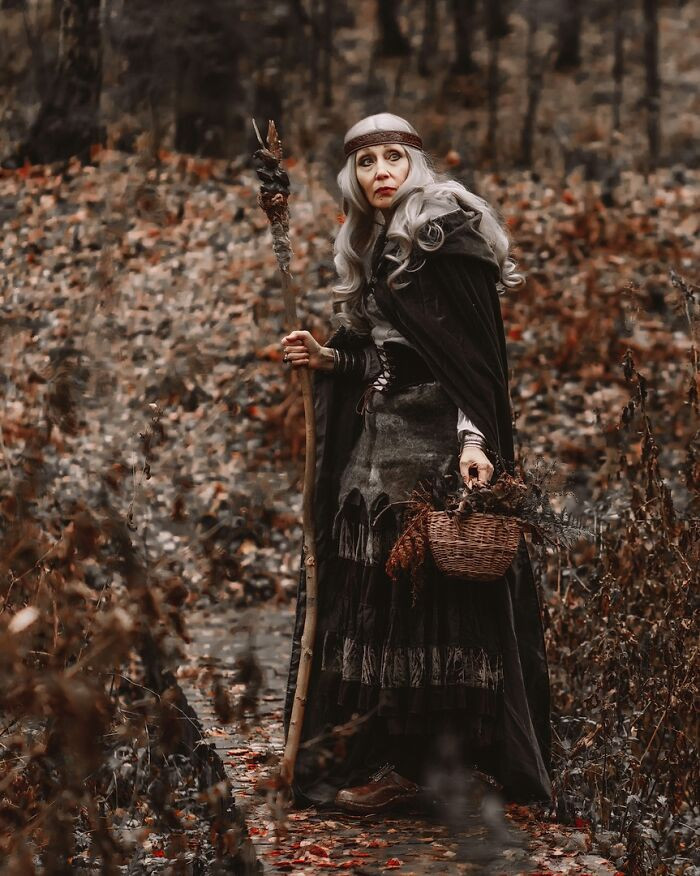 19. In a mystical forest, so long ago, there lived a woman...