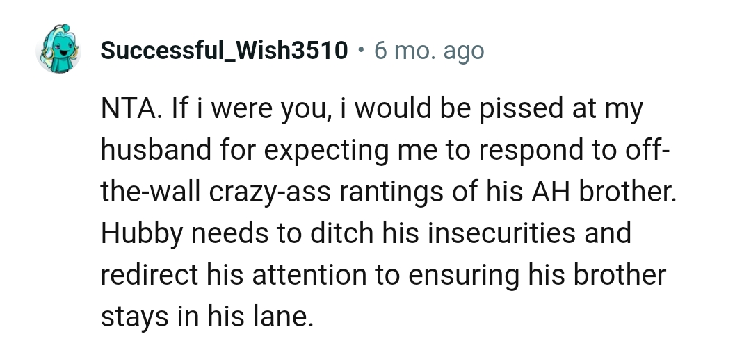 Hubby Needs to Ditch His Insecurities