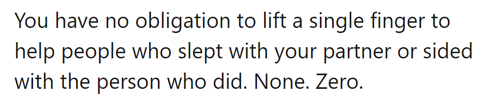 No fingers, no help for those cozying up with exes. Zero obligation, maximum self-respect.
